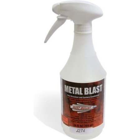 RUST BULLET LLC Rust Bullet Metal Blast Metal Cleaner, Conditioner and Etcher 24 oz. Spray Can 20/Case MB24SP-C20